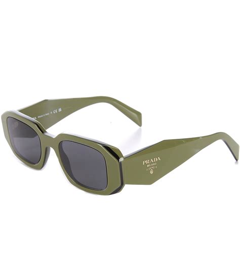 Shop Prada 49MM Rectangle Sunglasses .